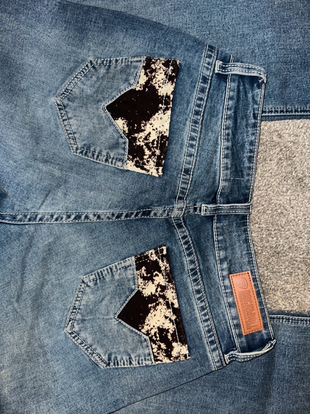 ROCK & ROLL COWGIRLS DENIM JEANS - Picture 2 of 4